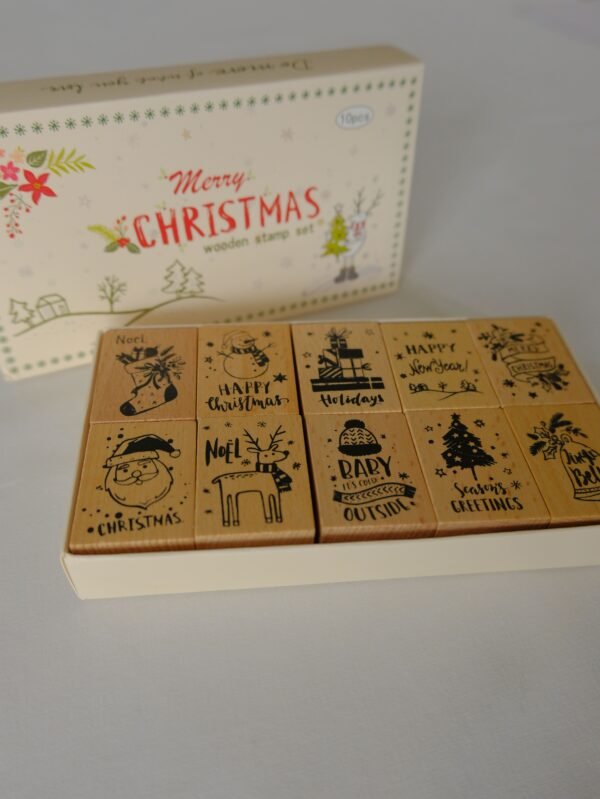 Tampons en bois - Noël