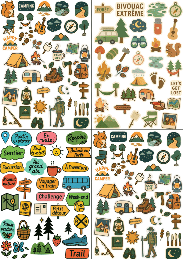 Stickers - camping-min Stickers – Camping ⛺️