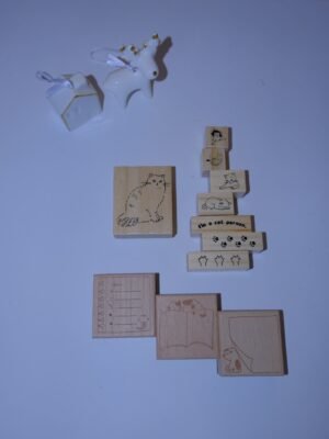 Tampons en bois - Chats