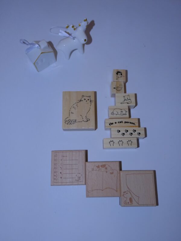 Tampons en bois - Chats